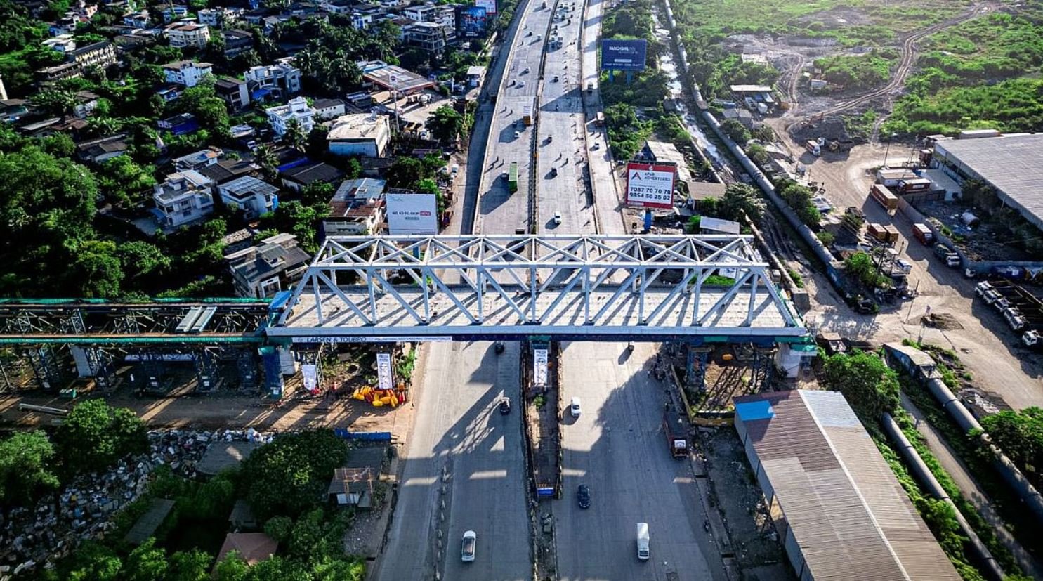 Mumbai-Ahmedabad Bullet Train Project Advances With First Steel Bridge Launched in Maharashtra